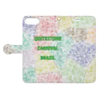 LeafCreateのQuiteStoneCarnivalBRAZIL Book-Style Smartphone Case:Opened (outside)