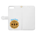 クセ強女子Musu (むす)のHSPビスケット Book-Style Smartphone Case:Opened (outside)