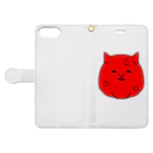 クミナのおこねこ Book-Style Smartphone Case:Opened (outside)