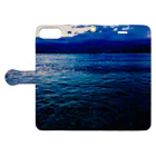 N's CreationのLake Book-Style Smartphone Case:Opened (outside)