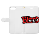 BLOODのBLOOD Book-Style Smartphone Case:Opened (outside)