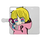 ピノコ@双極性の大学生･イラスト描きの小さなピノコ Book-Style Smartphone Case:Opened (outside)