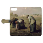 artgalleryのThe Gleaners Book-Style Smartphone Case:Opened (outside)