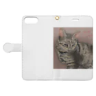 ポップヌードルのあずき猫 Book-Style Smartphone Case:Opened (outside)