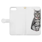 トォーラ🐈の猫のトォーラ Book-Style Smartphone Case:Opened (outside)