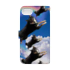 Jyubetanの空飛ぶ柴犬 Book-Style Smartphone Case :back