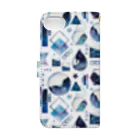 & colorsの図形×星空 Book-Style Smartphone Case :back