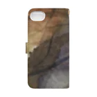 BENの「冬眠」 Japanese marble Book-Style Smartphone Case :back