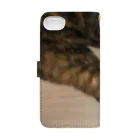 minequitaのサビ猫タビ Book-Style Smartphone Case :back