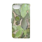 asataku gardener (alice garden design)のホップ Book-Style Smartphone Case :back