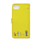 ミナミハチゴーのiPhoneSE&678-コントラバスFlute女子 Book-Style Smartphone Case :back