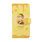 カワウソとフルーツのBaby Otters Honey（11以前はこちら） Book-Style Smartphone Case