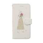 三浦朋代のRuimeme × 三浦朋代 〈Agathe〉flower tiered dress Book-Style Smartphone Case