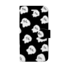 イソ(ベ)マスヲのおばけウォレットホンケース Book-Style Smartphone Case