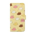 ピノの倉庫のねこズ(クッキー) Book-Style Smartphone Case