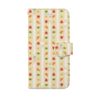 るこのFruit sandwich Whipped cream Book-Style Smartphone Case