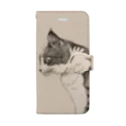 AGKの向かい合う猫のiPhoneケース（7/8専用） Book-Style Smartphone Case