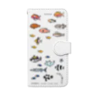 しまのなかまfromIRIOMOTEのらくがきしまのなかま魚類（6-6s-7-8） Book-Style Smartphone Case