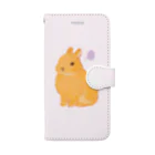 大賀一五の店のカニ爪フライとうさぎさん Book-Style Smartphone Case