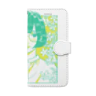 HAGU HOSHINO COLLABORATION STOREの【若】HAGU HOSHINO Smartphone Case Book-Style Smartphone Case