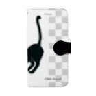 くろねこ倶楽部のiPhoneSE、6〜8用モノくろねこ Book-Style Smartphone Case