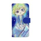 とめ子さんのNaughty Moon Prince Book-Style Smartphone Case