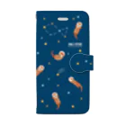 カワウソとフルーツのスペースカワウソ Book-Style Smartphone Case