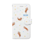 カワウソとフルーツのスペースカワウソ Book-Style Smartphone Case