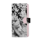 中村青雨 水墨画家  ArtgalleryのSAKURA （売切れ） Book-Style Smartphone Case