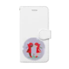 ワシキタチナツ|Illustrationの赤い頭巾のあかずきん Book-Style Smartphone Case