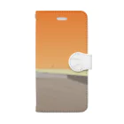 たるき工房の夕焼けの大さん橋に君と 【i Phone 8/7/SE用】 Book-Style Smartphone Case