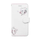 かわいいね本舗のメンヘラうさぎねこ Book-Style Smartphone Case