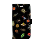 SANKAKU DESIGN STOREのハッピー！水彩昆虫セット！ A/B Book-Style Smartphone Case