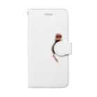 ଳうみつきଳのガチで切れる文鳥 Book-Style Smartphone Case