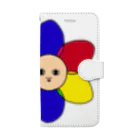 Flowerにんげん　FlowerningenのFlowerにんげん　手帳型スマホケース Book-Style Smartphone Case