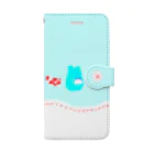 Runa_oのくまちゃん1 Book-Style Smartphone Case