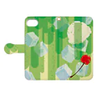 日下田のフォーリングクリームソーダ Book-Style Smartphone Case:Opened (outside)