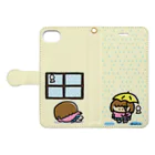 Naito_hの雨降ってるよ Book-Style Smartphone Case:Opened (outside)