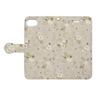 三浦朋代のRuimeme × 三浦朋代 〈Agathe〉flower Book-Style Smartphone Case:Opened (outside)