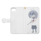 ツナ瓶のぐさ子 Book-Style Smartphone Case:Opened (outside)