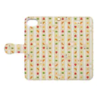 るこのFruit sandwich Whipped cream Book-Style Smartphone Case:Opened (outside)