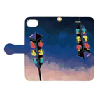 NDG2-19FUKUOKAのNight signal Book-Style Smartphone Case:Opened (outside)