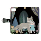 すずなみまりのdear wolf Book-Style Smartphone Case:Opened (outside)