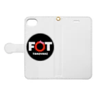 FOTのたこやき　FOT 手帳型スマホケースを開いた場合(外側)