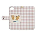 merongのパピヨン♡カラー(アイテムの説明みてね♪) Book-Style Smartphone Case:Opened (outside)