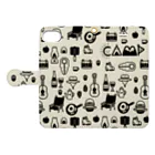 hibikのhibik_camp Book-Style Smartphone Case:Opened (outside)