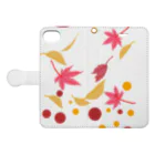 ari shopのAutumn color Book-Style Smartphone Case:Opened (outside)