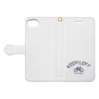 KEEP LEFT PROJECTのKEEP LEFT BW Book-Style Smartphone Case:Opened (outside)