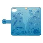 oba:obaのdeepsea Book-Style Smartphone Case:Opened (outside)