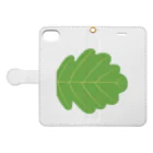 mochi屋の柏餅 Book-Style Smartphone Case:Opened (outside)